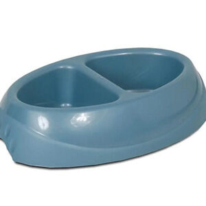 Petmate Ultra Lightweight Double Diner Pet Bowl